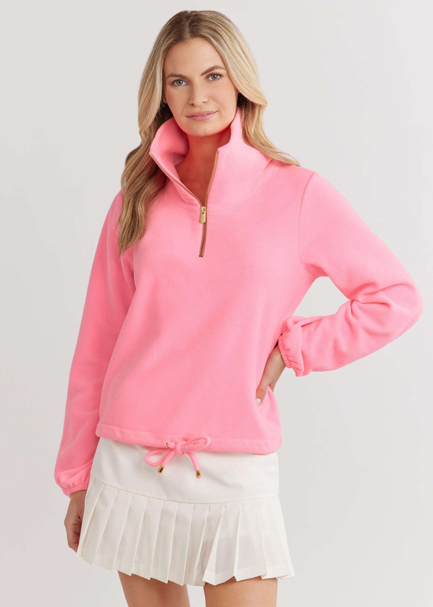 Boardwalk Pullover in Terry Fleece (Cotton Candy)