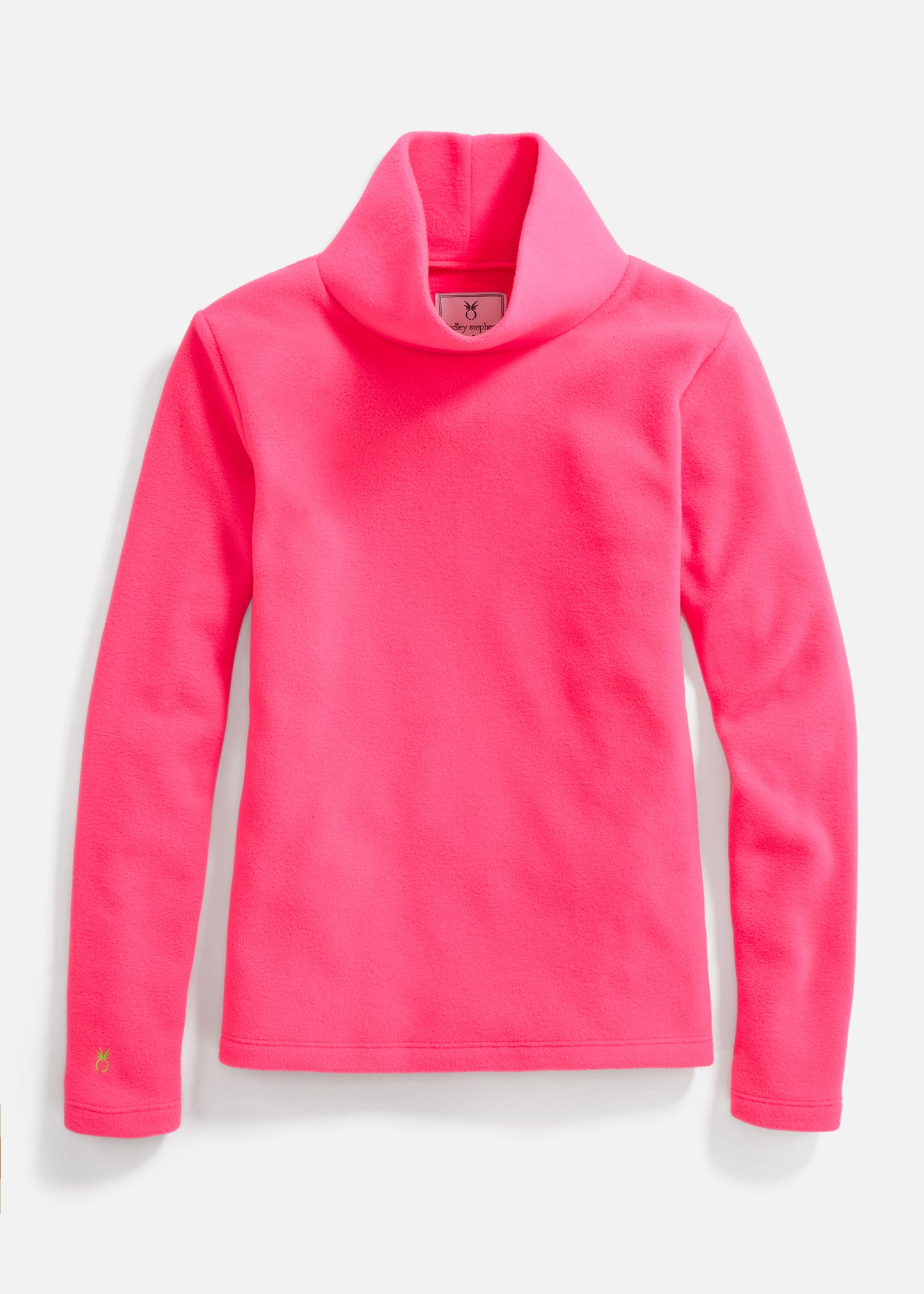 Greenpoint Turtleneck in Vello Fleece (Neon Pink)