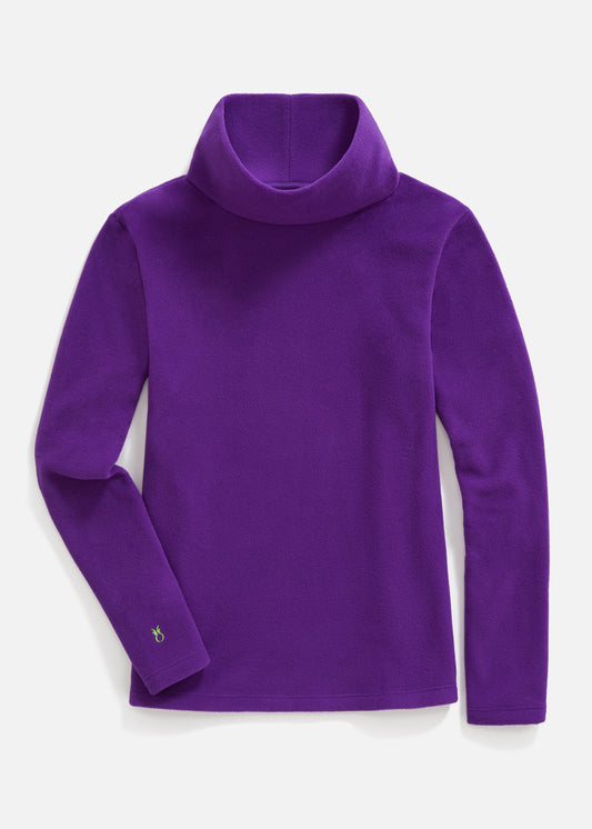 Greenpoint Turtleneck in Vello Fleece (Purple)